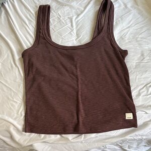 Vuori Deep Brown Tank Top